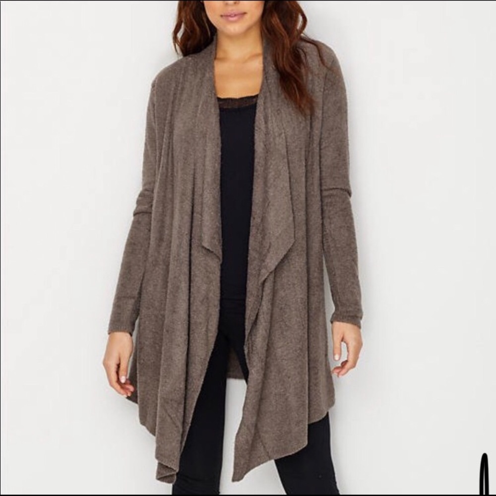 S/M Barefoot Dreams bamboo chic lite cardigan